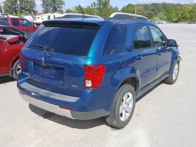 2CKDL73F576234369 - 2007 PONTIAC TORRENT GREEN photo 4