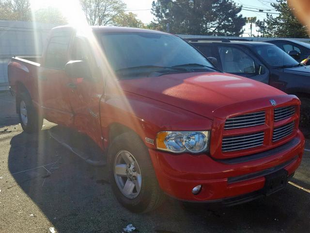 1D7HA18D73S298560 - 2003 DODGE RAM 1500 S RED photo 1