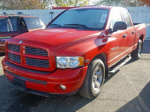 1D7HA18D73S298560 - 2003 DODGE RAM 1500 S RED photo 2