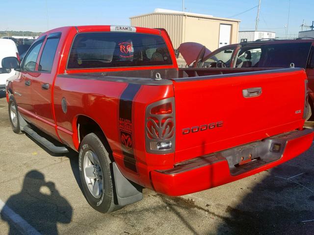 1D7HA18D73S298560 - 2003 DODGE RAM 1500 S RED photo 3