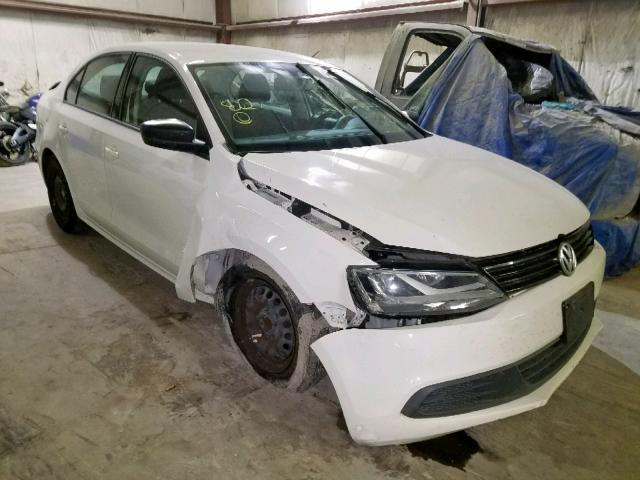 3VW2K7AJ3CM413399 - 2012 VOLKSWAGEN JETTA BASE თეთრი ფოტო 1