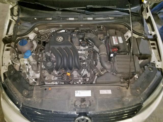 3VW2K7AJ3CM413399 - 2012 VOLKSWAGEN JETTA BASE თეთრი ფოტო 7