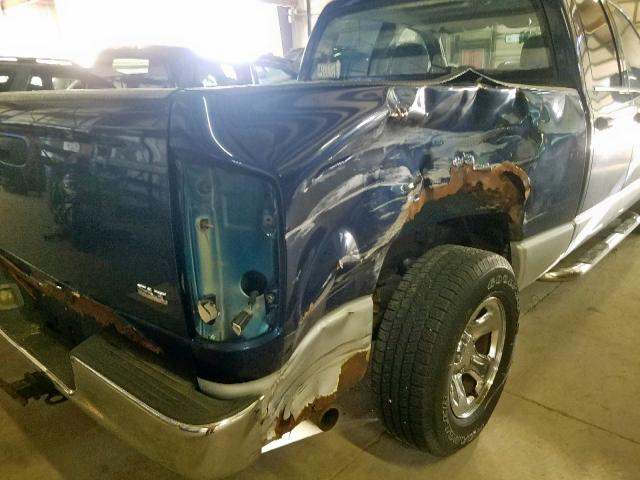 1D7HA18D03S370778 - 2003 DODGE RAM 1500 S BLUE photo 9