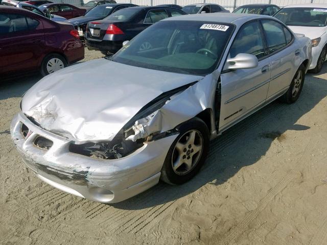 1G2WK52J11F139614 - 2001 PONTIAC GRAND PRIX Արծաթագույն լուսանկար 2