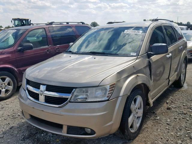 3D4GH67V89T200168 - 2009 DODGE JOURNEY R/ TAN photo 2