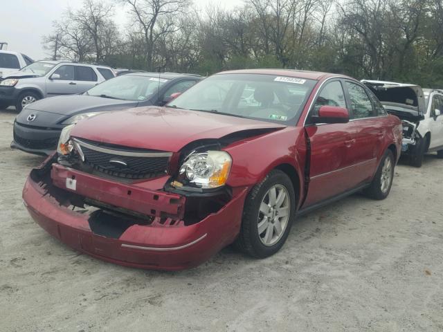 1FAFP24155G108834 - 2005 FORD FIVE HUNDR RED photo 2