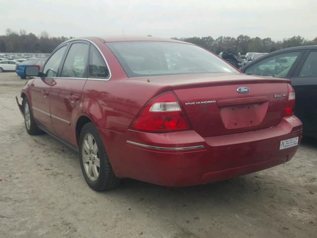 1FAFP24155G108834 - 2005 FORD FIVE HUNDR RED photo 3