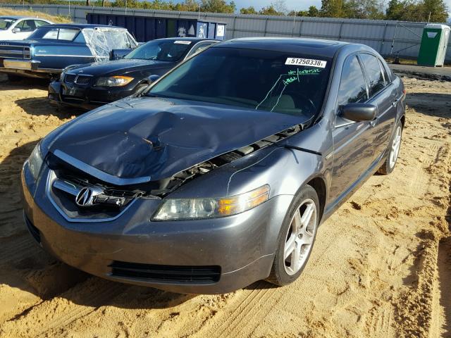 19UUA66225A002961 - 2005 ACURA TL GRAY photo 2