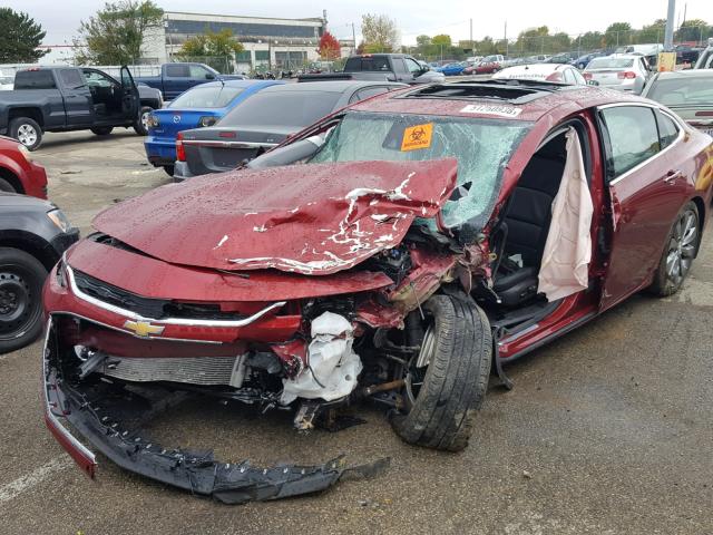 1G1ZH5SX1HF242868 - 2017 CHEVROLET MALIBU PRE BURGUNDY photo 9