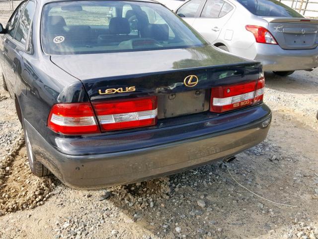 JT8BF28G515104264 - 2001 LEXUS ES 300 BLACK photo 9