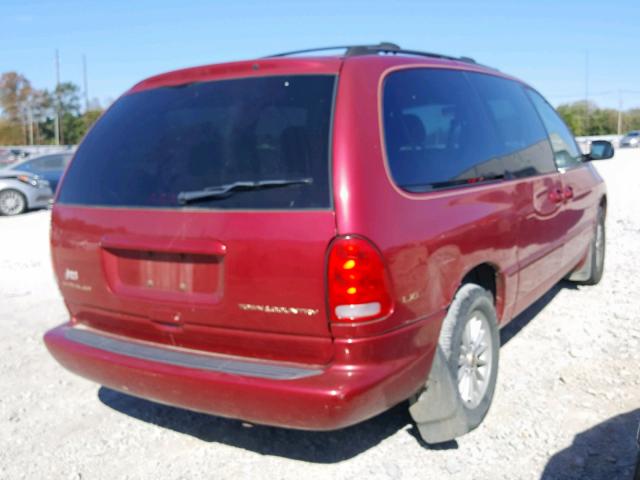 1C4GP54L3XB615295 - 1999 CHRYSLER TOWN & COU RED photo 4