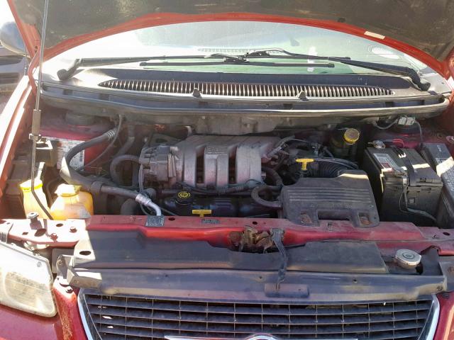 1C4GP54L3XB615295 - 1999 CHRYSLER TOWN & COU RED photo 7