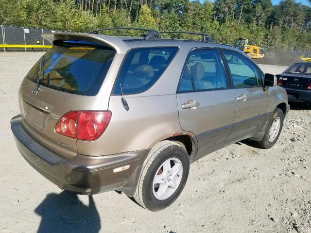 JT6HF10U0X0069802 - 1999 LEXUS RX 300 GRAY photo 4