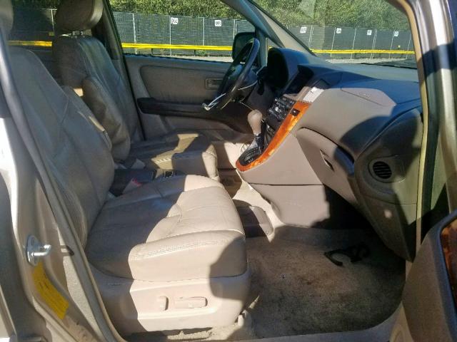 JT6HF10U0X0069802 - 1999 LEXUS RX 300 GRAY photo 5