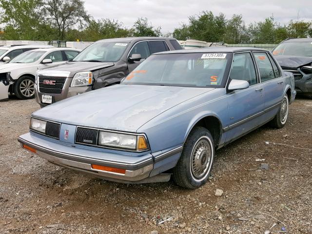 1G3HN54C3K1827364 - 1989 OLDSMOBILE DELTA 88 R BLUE photo 2