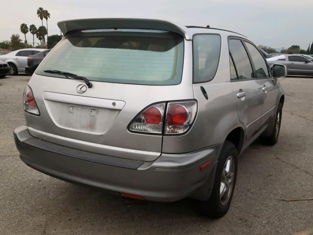 JTJGF10U630158821 - 2003 LEXUS RX 300 SILVER photo 4