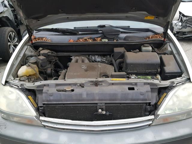 JTJGF10U630158821 - 2003 LEXUS RX 300 SILVER photo 7