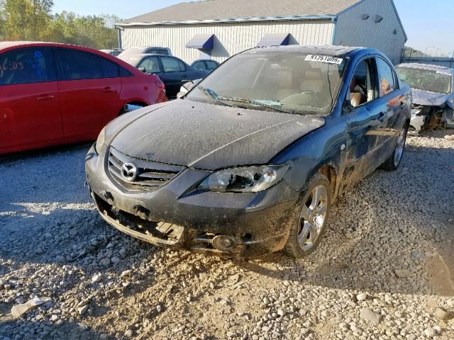 JM1BK123X51266269 - 2005 MAZDA 3 S GRAY photo 2