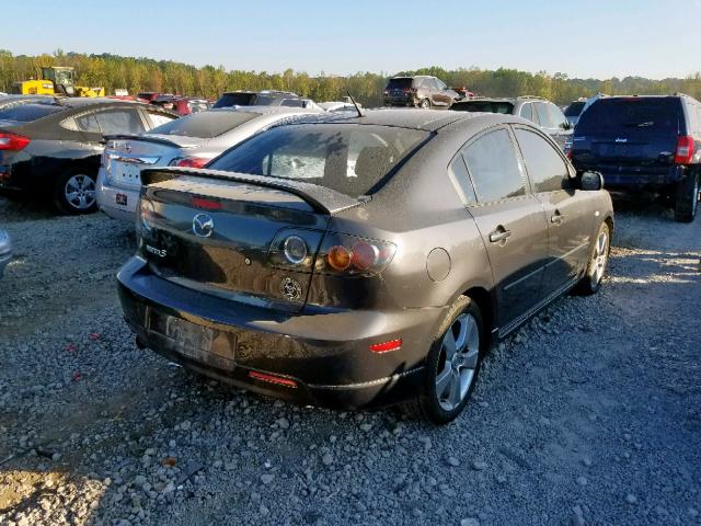 JM1BK123X51266269 - 2005 MAZDA 3 S GRAY photo 4