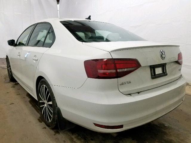 3VWD17AJ6GM295835 - 2016 VOLKSWAGEN JETTA SPOR WHITE photo 3