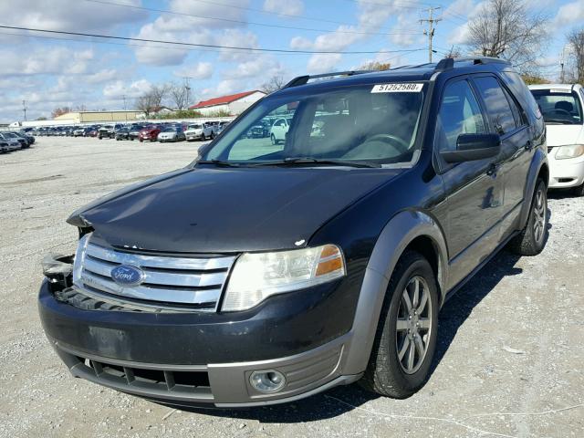 1FMDK02W88GA26356 - 2008 FORD TAURUS X S BLACK photo 2