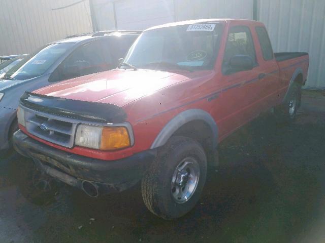 1FTCR15X0TPA56711 - 1996 FORD RANGER SUP RED photo 2