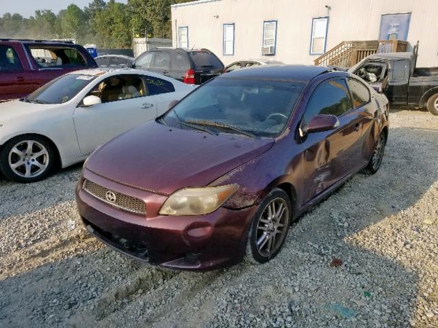 JTKDE177070174102 - 2007 TOYOTA SCION TC იასამნისფერი ფოტო 2