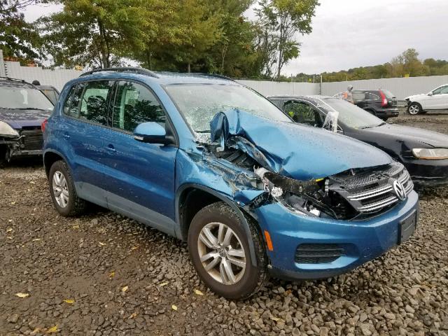 WVGBV7AX1HK020719 - 2017 VOLKSWAGEN TIGUAN S BLUE photo 1