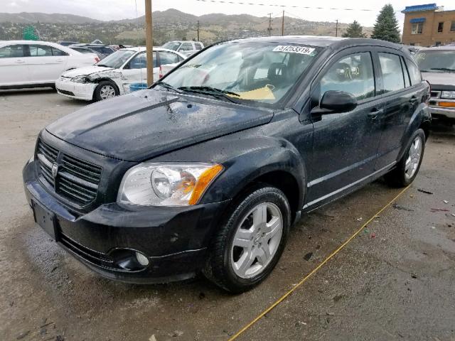 1B3HB48A89D179753 - 2009 DODGE CALIBER SX BLACK photo 2