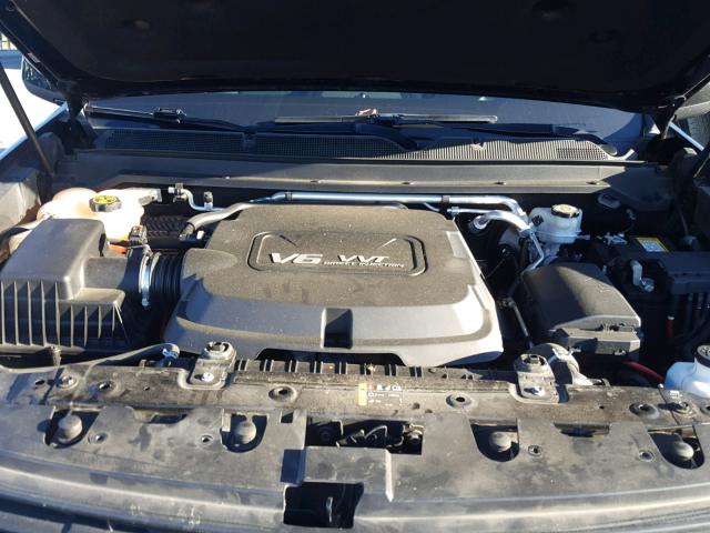 1GCGSCE39G1147743 - 2016 CHEVROLET COLORADO L BLACK photo 7