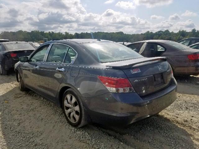 1HGCP26829A135023 - 2009 HONDA ACCORD EXL GRAY photo 3