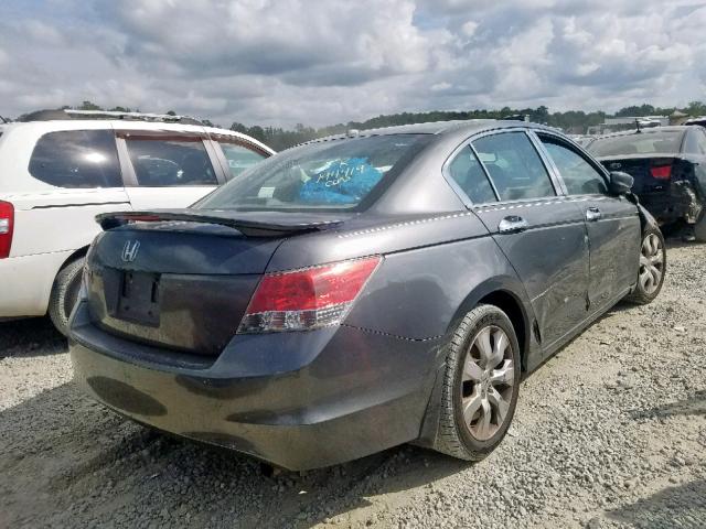 1HGCP26829A135023 - 2009 HONDA ACCORD EXL GRAY photo 4