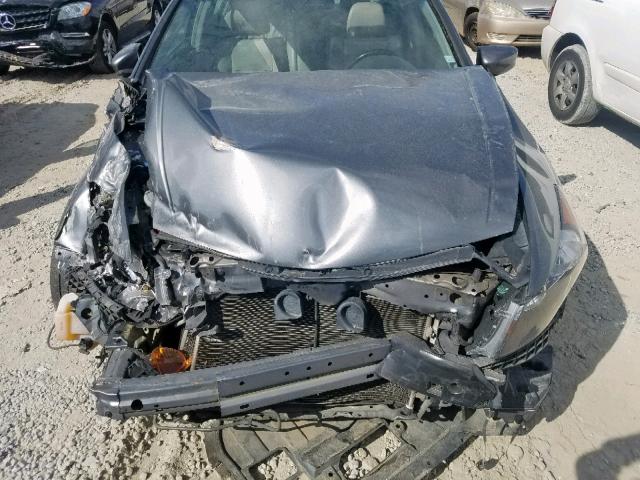 1HGCP26829A135023 - 2009 HONDA ACCORD EXL GRAY photo 7