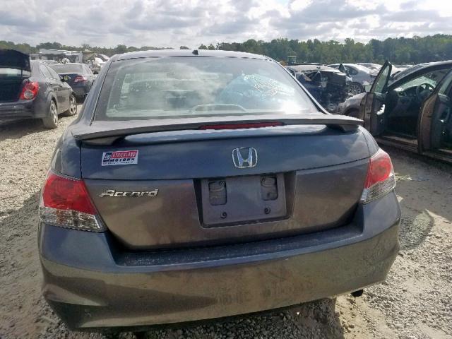 1HGCP26829A135023 - 2009 HONDA ACCORD EXL GRAY photo 9