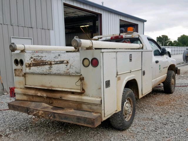 3D7KS26C35G806407 - 2005 DODGE RAM 2500 S WHITE photo 4