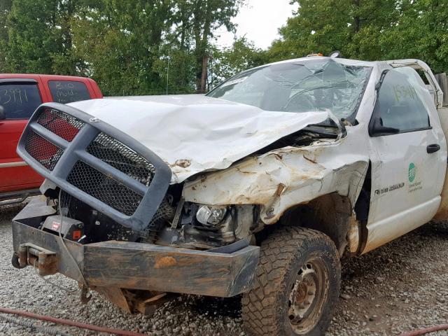 3D7KS26C35G806407 - 2005 DODGE RAM 2500 S Սպիտակ լուսանկար 9