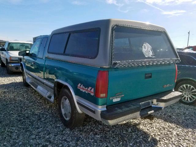 2GTEK19S3S1508125 - 1995 GMC SIERRA K15 TEAL photo 3