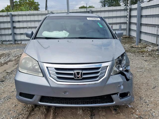 5FNRL3H40AB025393 - 2010 HONDA ODYSSEY EX GRAY photo 9