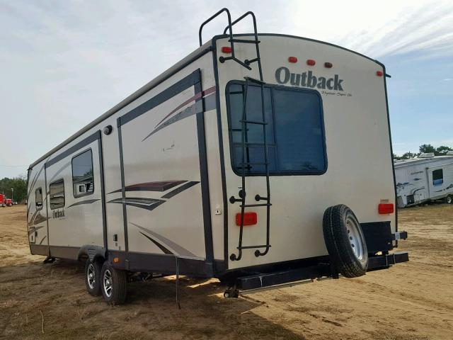 4YDT31220EB451821 - 2014 KEYSTONE OUTBACK WHITE photo 3