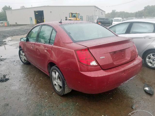 1G8AL55F66Z127324 - 2006 SATURN ION LEVEL RED photo 3