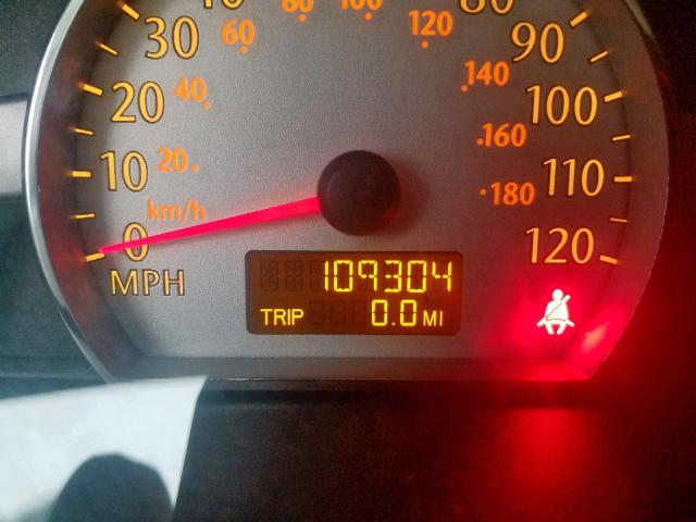 1G8AL55F66Z127324 - 2006 SATURN ION LEVEL RED photo 8