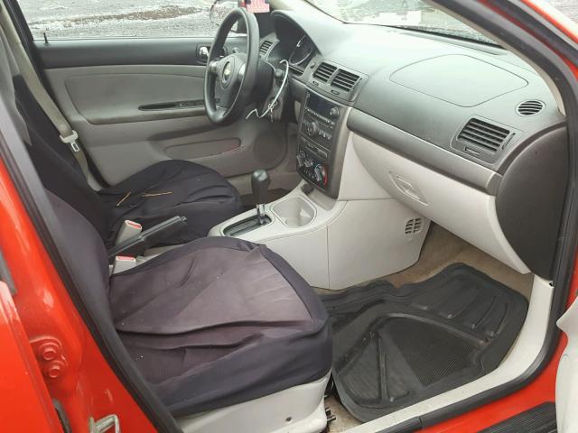 1G1AL58F487207309 - 2008 CHEVROLET COBALT LT RED photo 5