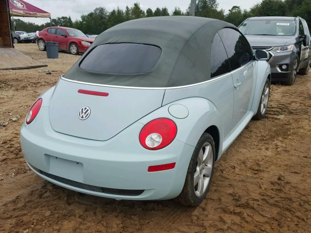 3VWSF31Y06M304476 - 2006 VOLKSWAGEN NEW BEETLE Mavi foto 4