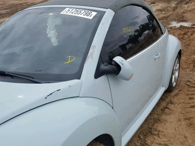3VWSF31Y06M304476 - 2006 VOLKSWAGEN NEW BEETLE Mavi foto 9