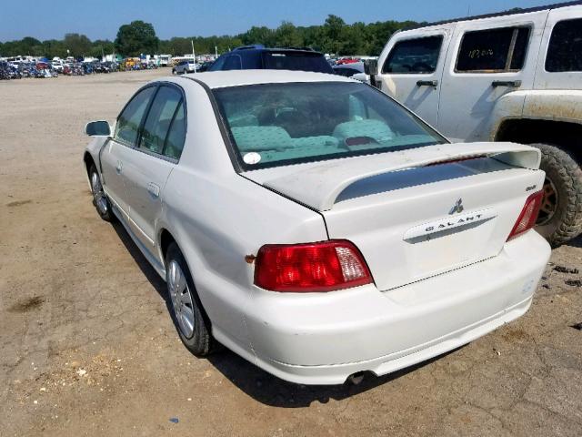 4A3AA46GX3E086290 - 2003 MITSUBISHI GALANT ES WHITE photo 3