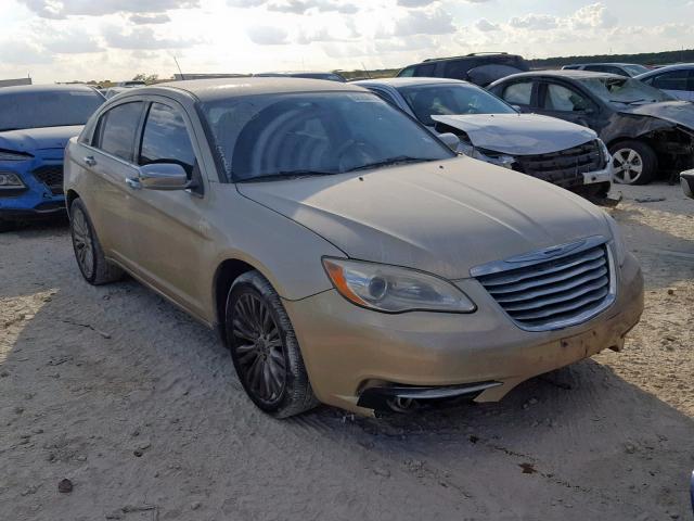 1C3BC2FB8BN519814 - 2011 CHRYSLER 200 LIMITE GOLD photo 1