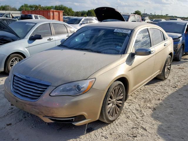 1C3BC2FB8BN519814 - 2011 CHRYSLER 200 LIMITE GOLD photo 2