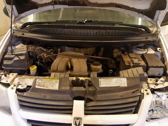 1D4GP25B55B262773 - 2005 DODGE CARAVAN SE WHITE photo 7