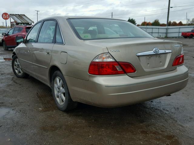 4T1BF28B43U275310 - 2003 TOYOTA AVALON XL BEIGE photo 3