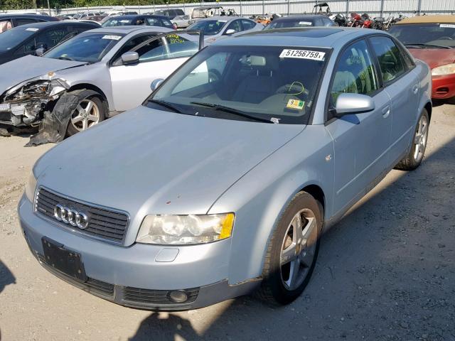 WAULC68E04A077214 - 2004 AUDI A4 1.8T QU BLUE photo 2